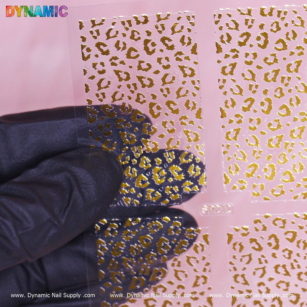 animal print nail sticker sheet - 2