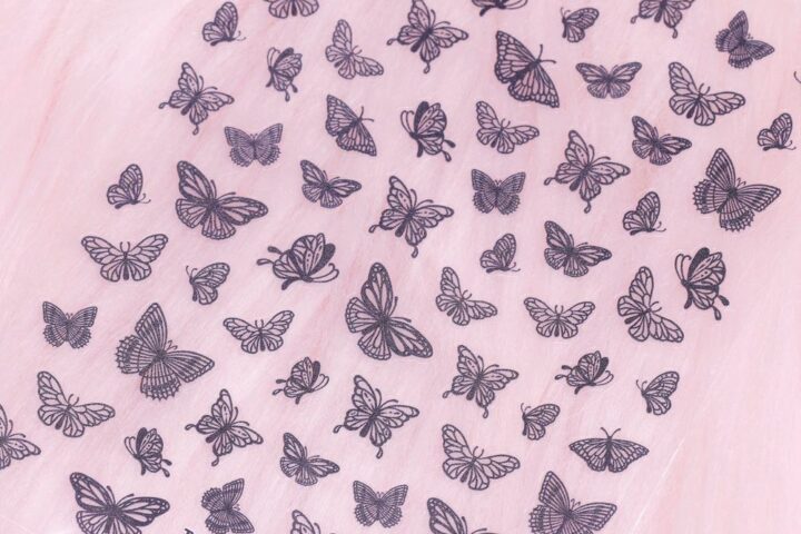 Black Butterfly Nail Stickers: Quick Fix for Chips