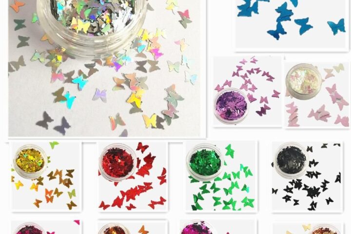 Butterfly Nail Glitter Set — Fix Dull, Flat Nails