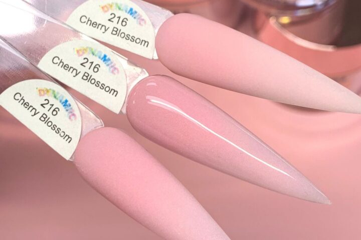 Spring Nail Trend Guide: Cherry Blossom Nude Acrylic Powder