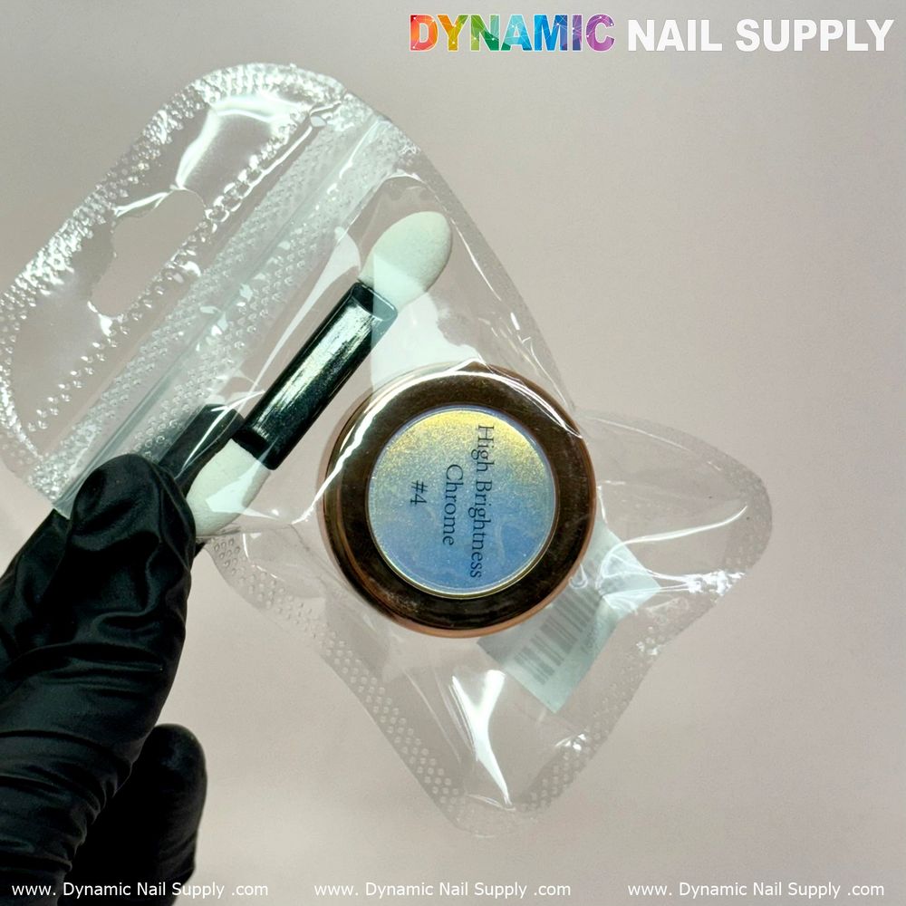 mermaid iridescent chrome nail powder jar - 3
