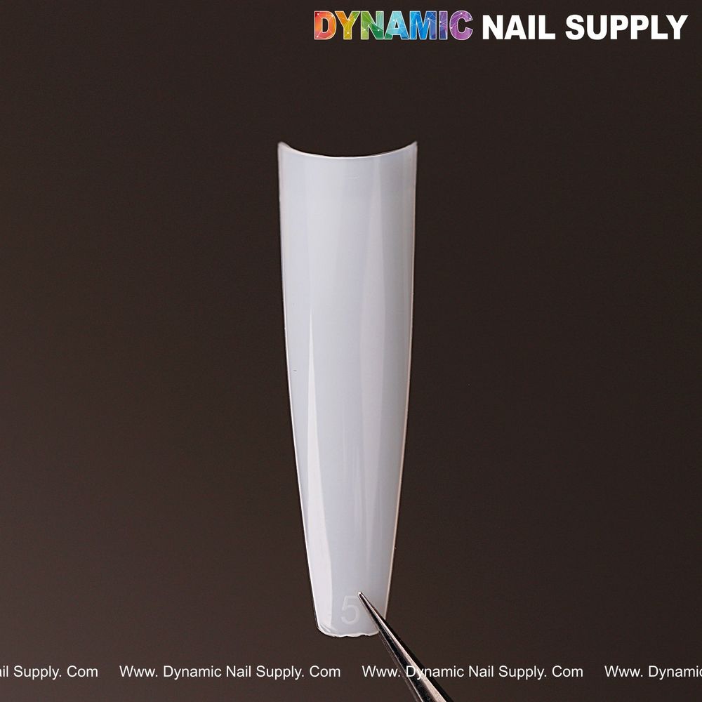 Ultra thin natural white French tips - 3