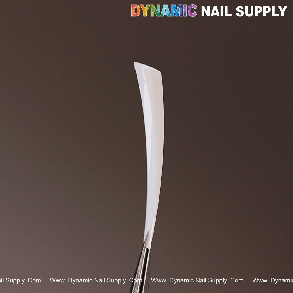 Ultra thin natural white French tips - 4